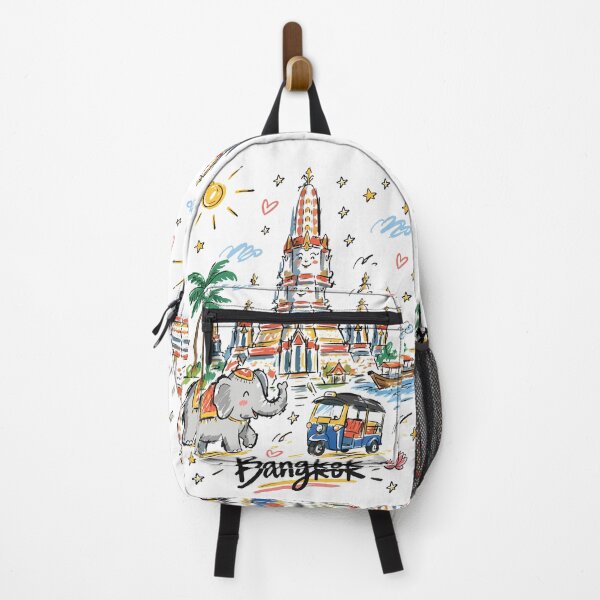 Item preview, Cute Wat Arun Bangkok Sketch Art v2 designed and sold by RamyGallery.
