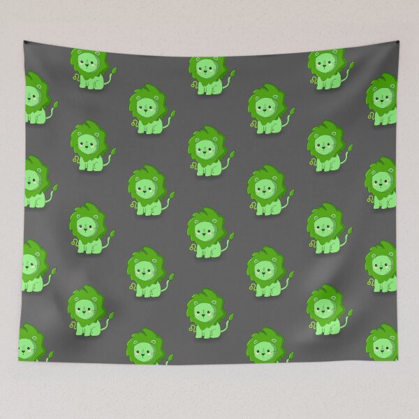 Item preview, Lil Leo Lion - Green designed and sold by DoodlesbyEllieE.