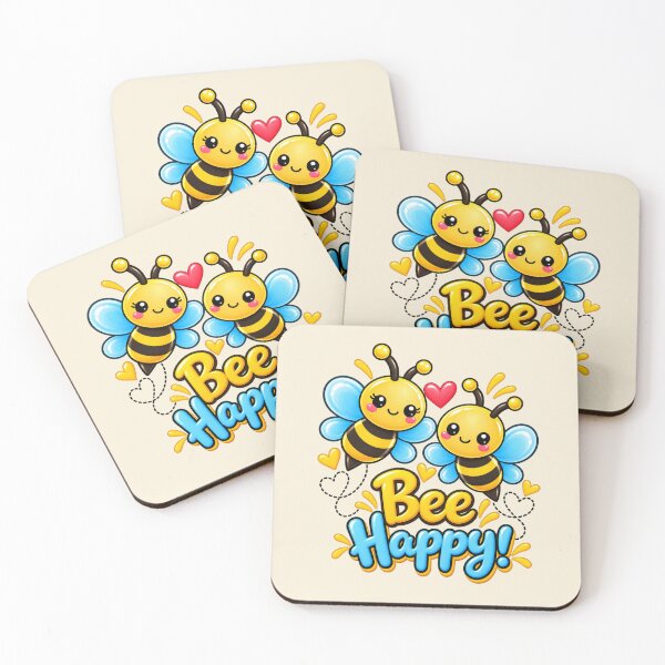 Item preview, Cute Bee Happy Cartoon Design designed and sold by Rhanises Lifestyle.