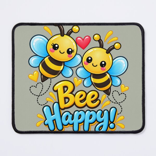 Item preview, Cute Bee Happy Cartoon Design designed and sold by Rhanises Lifestyle.
