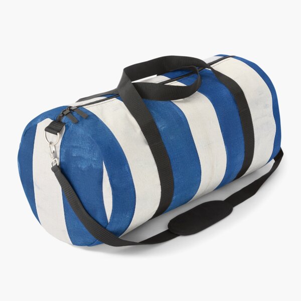 Item preview, Coastal Mediterranean Blue and White Stripes Pattern designed and sold by KsaveraArt.