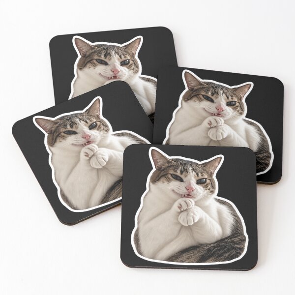 Item preview, Cheeky evil cat designed and sold by MileAMinBrain.