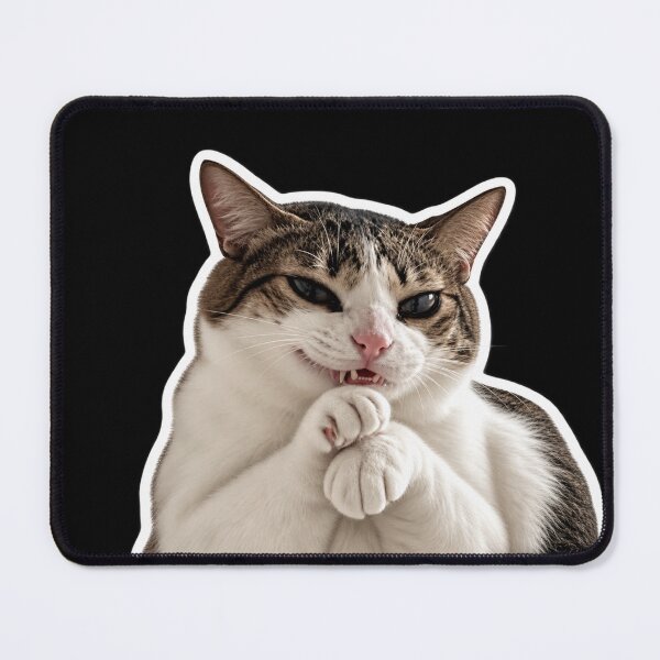 Item preview, Cheeky evil cat designed and sold by MileAMinBrain.