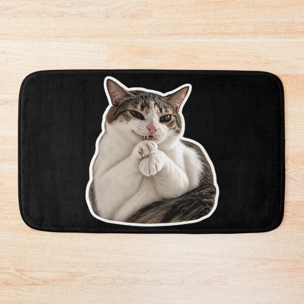 Item preview, Cheeky evil cat designed and sold by MileAMinBrain.