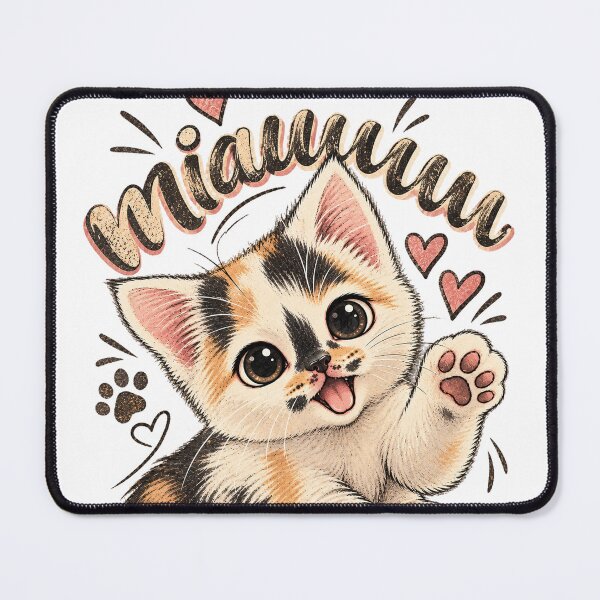 Item preview, Vintage Miauuuuu Cute Cat designed and sold by NOVS·94.