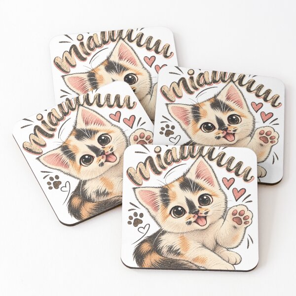 Item preview, Vintage Miauuuuu Cute Cat designed and sold by NOVS·94.