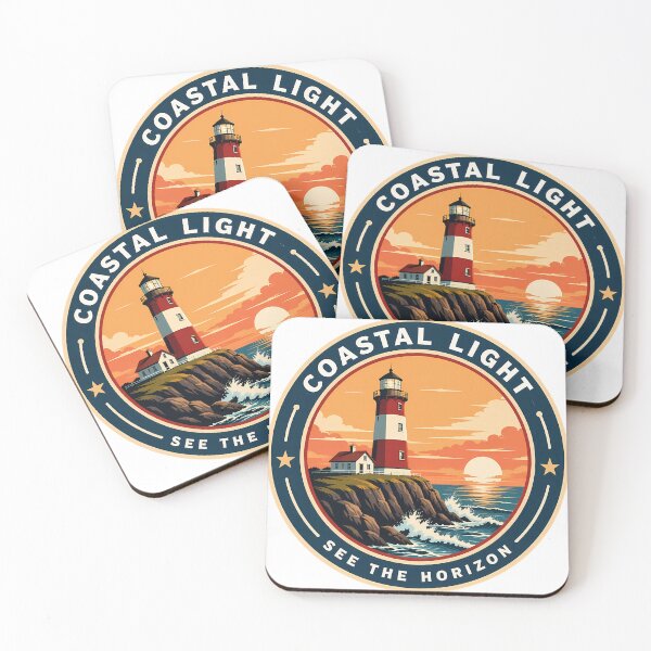 Item preview, Insignia de viaje oceánica con faro retro designed and sold by ArtifactVerse.