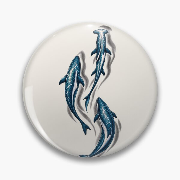 Item preview, Three Swimming Fish | Ocean Wildlife Illustration designed and sold by SHARPEI.