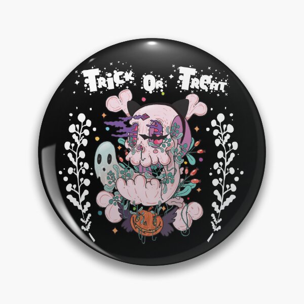 Item preview, Trick or treat Halloween spooky skull designed and sold by Franco Moody.
