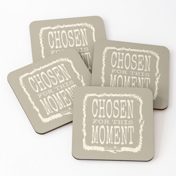 Item preview, Chosen for This Moment | Esther 4:14 Christian Design | yellowish white designed and sold by ZechJohnRB.