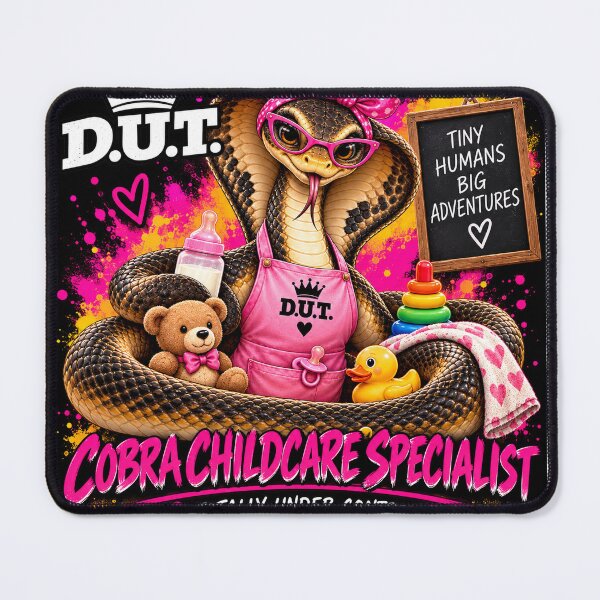 Item preview, Funny Cobra Childcare Specialist – Totally Under Control – D.U.T. designed and sold by EwelinaBa.