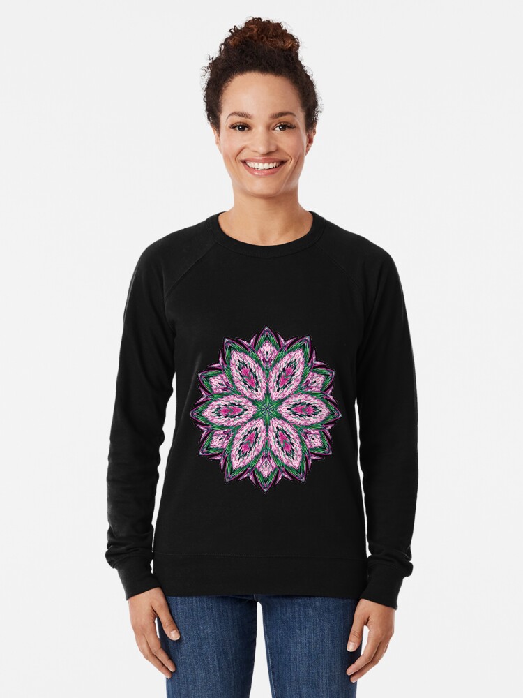 Pink Green Field Of Flowers In A House Of Mirrors Lightweight
