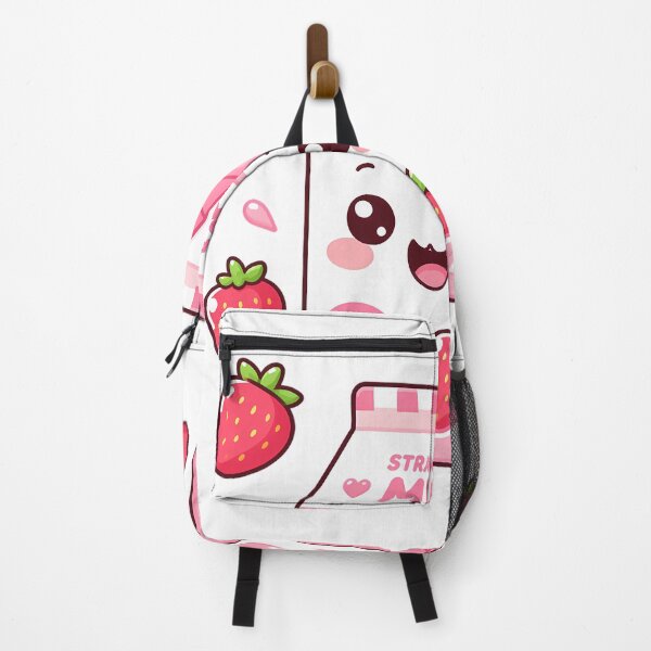 Item preview, Cute Kawaii Strawberry Milk Box Sticker designed and sold by ArtifactVerse.