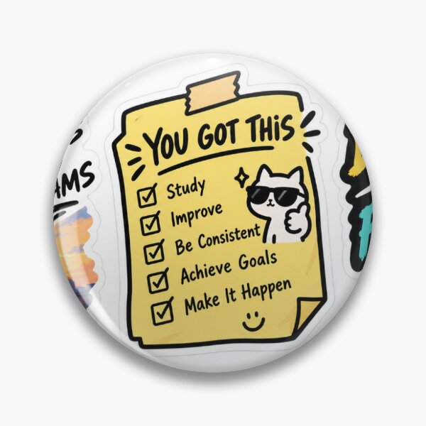 Item preview, Gen Z Motivational Funny Sticker Pack designed and sold by Vibelynx5.