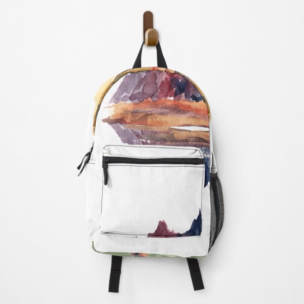 Item preview, Watercolor Mountains with Lake Reflection designed and sold by teemsa.