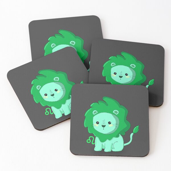 Item preview, Lil Leo Lion - Teal designed and sold by DoodlesbyEllieE.