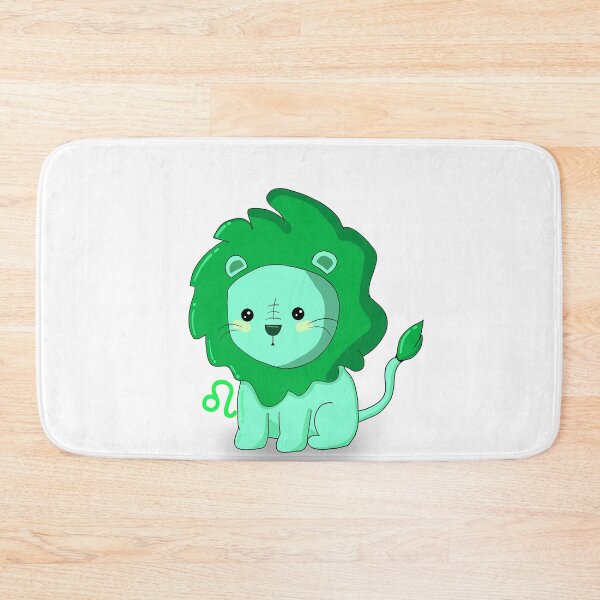 Item preview, Lil Leo Lion - Teal designed and sold by DoodlesbyEllieE.