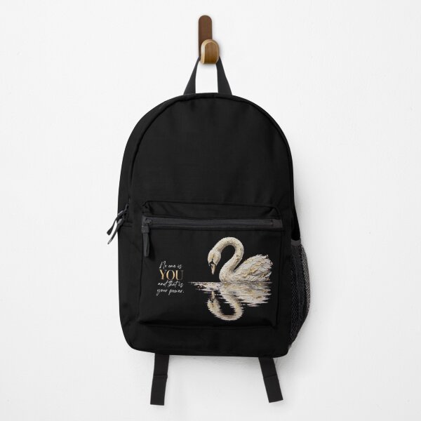 Item preview, No One Is You And That Is Your Power Swan Quote Art designed and sold by Vibe-Vary.