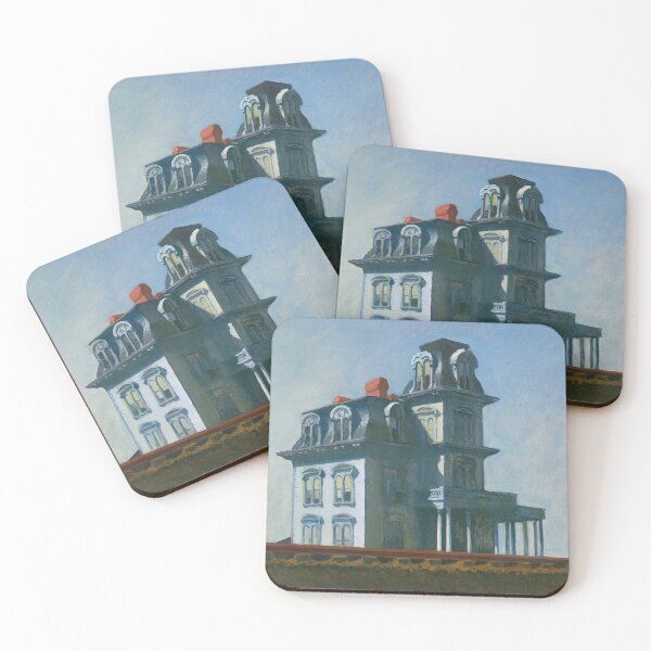 Item preview, Vintage House Wall Art, The House by the Railroad Print, Edward Hopper Art, American Modernism designed and sold by RickE.
