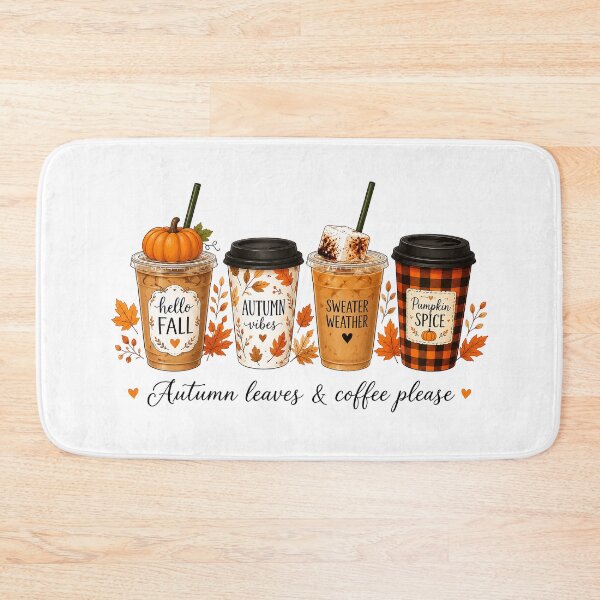 Item preview, Hello Fall Coffee | Sweater Weather Pumpkin Spice Autumn Coffee Lover Design designed and sold by Uniquememorable.