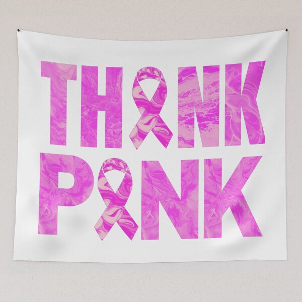 Item preview, Support Ribbon Pink 9 - Flow Art / Pour Painting - jdp-22-0022 designed and sold by ANomadDesigns.