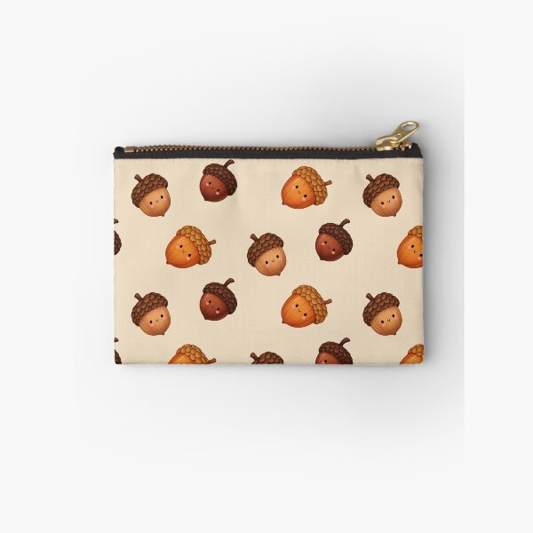 Item preview, Cute Acorn Pattern – Smiling Fall Acorns Autumn Pattern designed and sold by SnugbugStudios.
