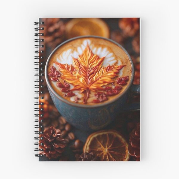 Item preview, Cozy Autumn Maple Leaf Latte Art — Pumpkin Spice Coffee Aesthetic designed and sold by LYAN-STORE.