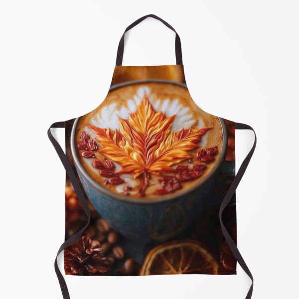 Item preview, Cozy Autumn Maple Leaf Latte Art — Pumpkin Spice Coffee Aesthetic designed and sold by LYAN-STORE.