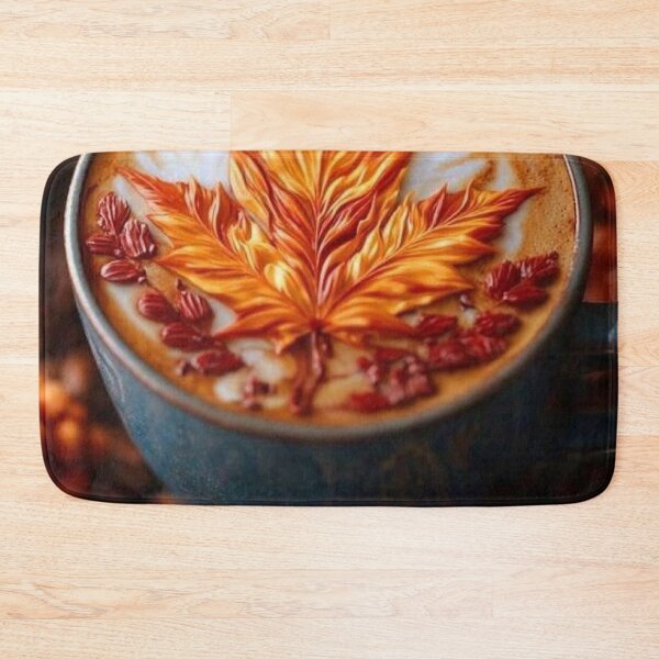Item preview, Cozy Autumn Maple Leaf Latte Art — Pumpkin Spice Coffee Aesthetic designed and sold by LYAN-STORE.