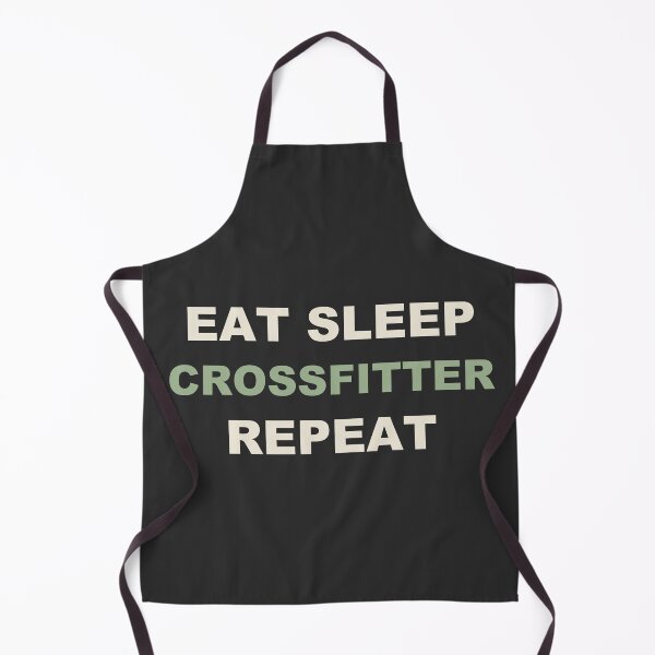 Item preview, Eat Sleep Crossfitter Repeat - CrossFit designed and sold by RetroThreadWorks.