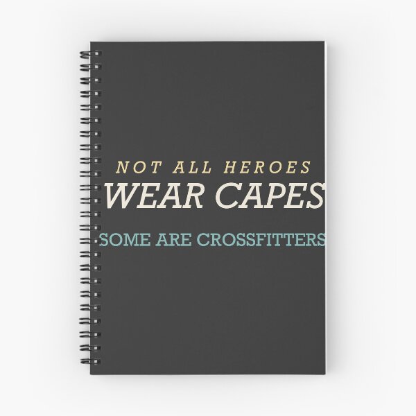 Item preview, Not All Heroes Wear Capes Some Are Crossfitters - CrossFit designed and sold by RetroThreadWorks.