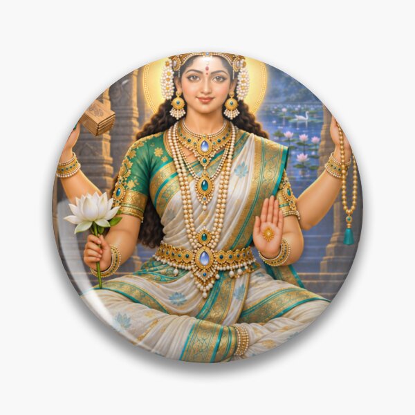 Item preview, Vidya Lakshmi – Goddess of Knowledge and Learning | Ashta Lakshmi Art designed and sold by Homyar.