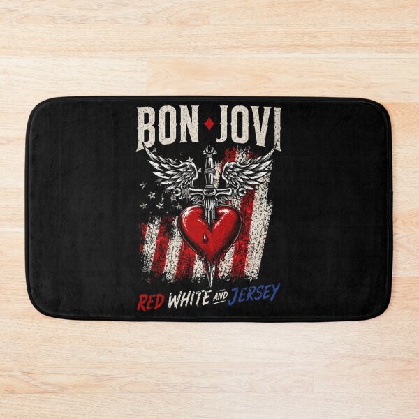 Item preview, Bon Jovi Forever Red White And Jersey designed and sold by whitingartists.