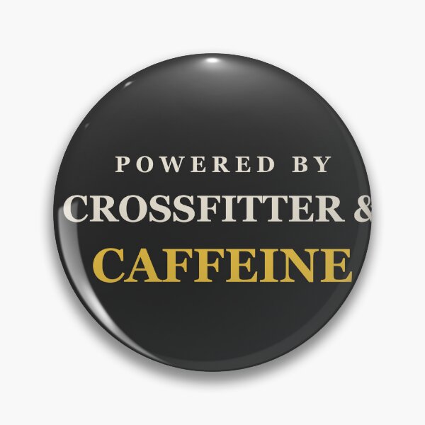 Item preview, Powered By Crossfitter & Caffeine - CrossFit designed and sold by RetroThreadWorks.