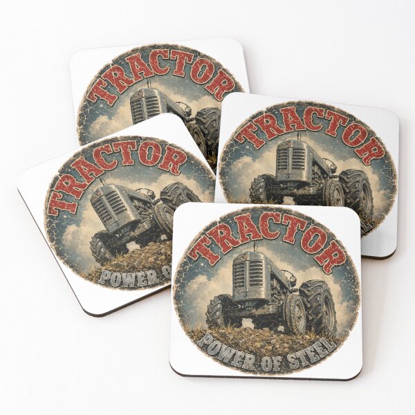 Item preview, Vintage Tractor - Power of steel designed and sold by East-Blue-Cat.
