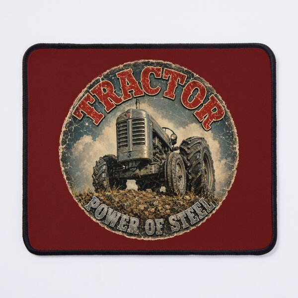Item preview, Vintage Tractor - Power of steel designed and sold by East-Blue-Cat.