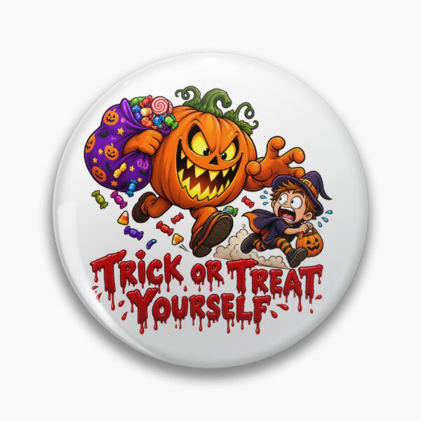 Item preview, Trick Or Treat Yourself Halloween Candy Chase designed and sold by CoolContent Factory.