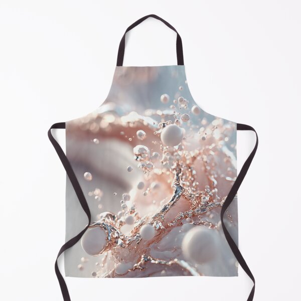 Item preview, Abstract Liquid Rose Gold Splash — Elegant Pearl and Metallic Pearl Splash Art designed and sold by LYAN-STORE.
