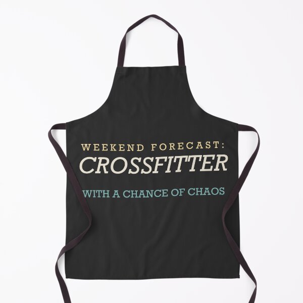 Item preview, Weekend Forecast: Crossfitter With A Chance Of Chaos - CrossFit designed and sold by RetroThreadWorks.