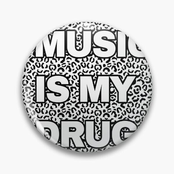 Item preview, Music Is My Drug Leopard Print Aesthetic designed and sold by nanaslavi.