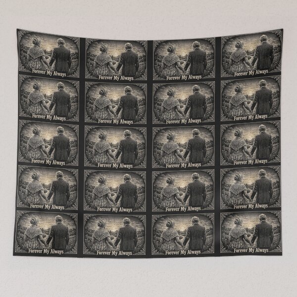 Item preview, Forever My Always Vintage Woodcut Engraving Graphic Tee designed and sold by ZestlyStore94.
