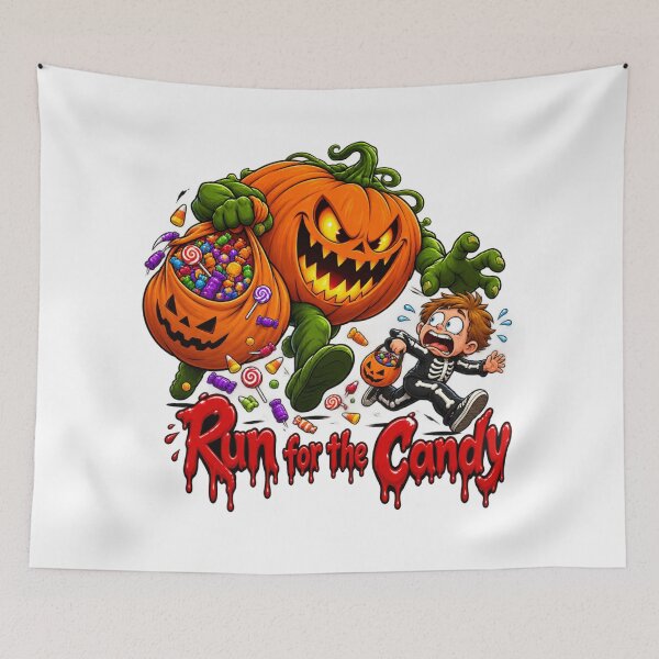 Item preview, Run For The Candy Halloween Skeleton Chase designed and sold by CoolContent Factory.
