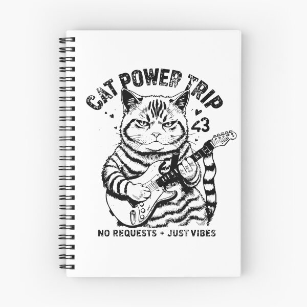 Item preview, Guitar Cat Power Trip Grumpy Cat Rock No Requests Just Vibes designed and sold by HYPNK.