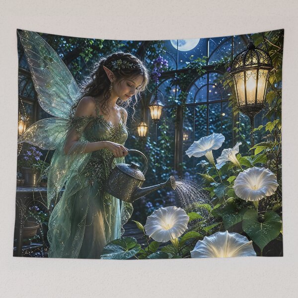 Item preview, Moonlit Greenhouse Fairy Garden Magic designed and sold by Storybook Botanica.