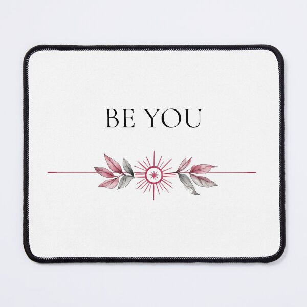 Item preview, Be You - Minimalist Pink Sun & Botanical Female Empowerment Quote designed and sold by emiliacreations.