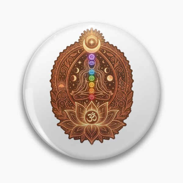 Item preview, Chakras featuring a lotus flower designed and sold by VibeCrazy.
