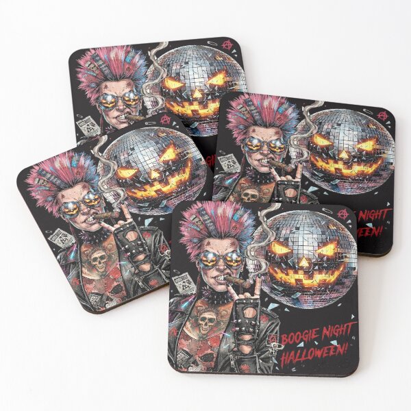 Item preview, Halloween Disco Pumpkin Punk Cigar Girl designed and sold by Voodoo Store Paranormal Collections.