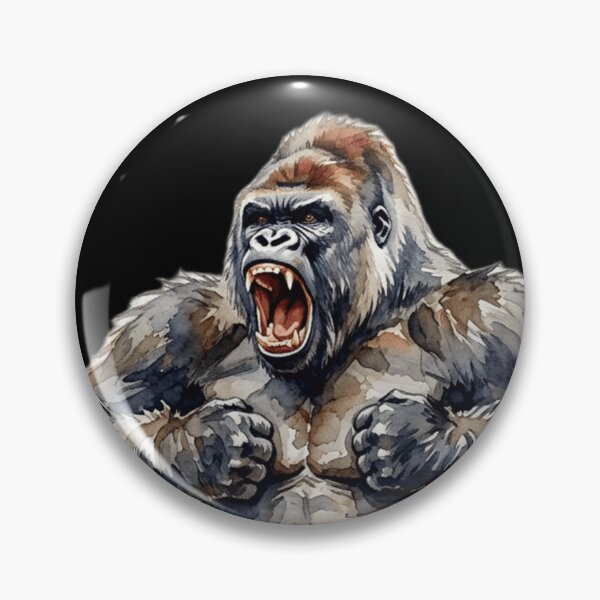 Item preview, Watercolour gorilla designed and sold by The King's general goods.