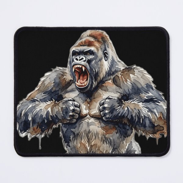 Item preview, Watercolour gorilla designed and sold by The King's general goods.