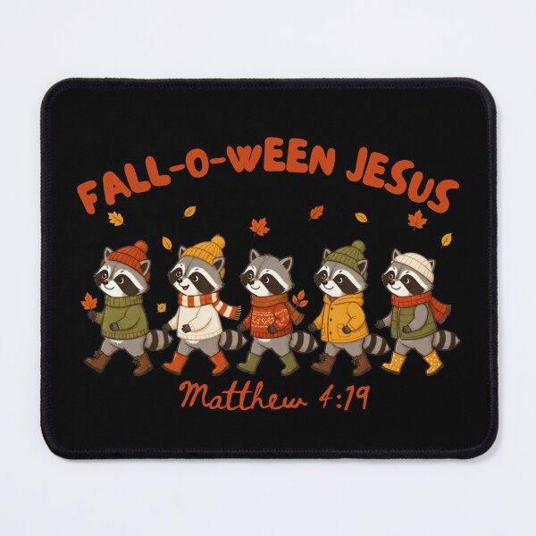 Item preview, Cute Raccoon Fall o ween Jesus Love Raccoons Fall Christian Halloween Season                        designed and sold by Forevermore.